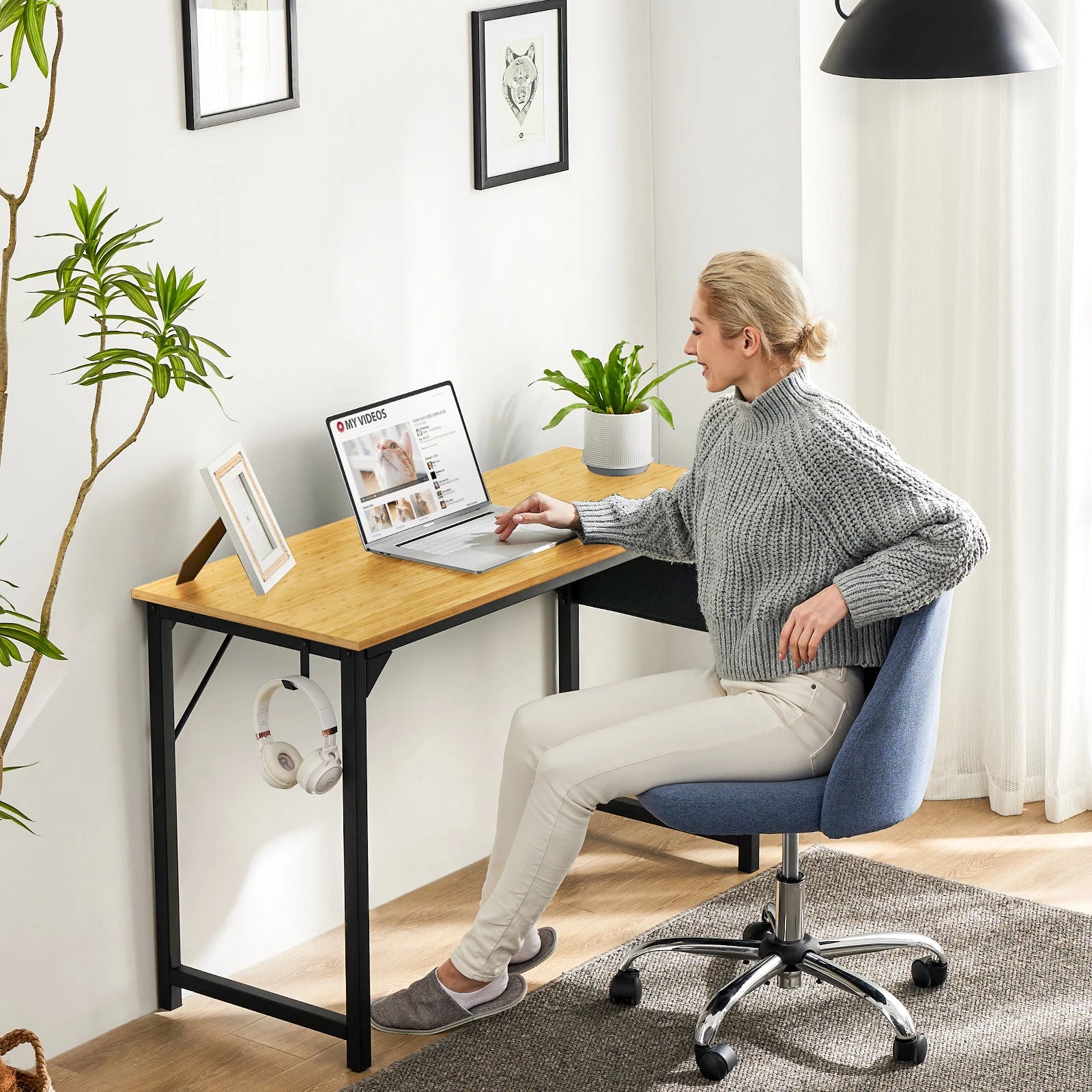 Modern Compact Desk for Small Spaces